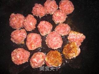 香菇胡萝卜焖丸的做法步骤:5