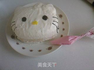 hello kitty（芝士慕斯+海绵）的做法步骤：27