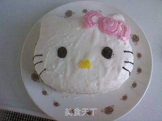 hello kitty（芝士慕斯+海绵）的做法步骤：28