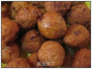 【老北京干炸肉丸子】口口满足的做法步骤:15