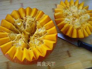 南瓜豉汁蒸排骨的做法步骤:3
