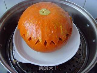 南瓜豉汁蒸排骨的做法步骤:4