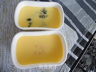 煮蛋器体验-----海米酸菜蒸蛋羹的做法步骤:5