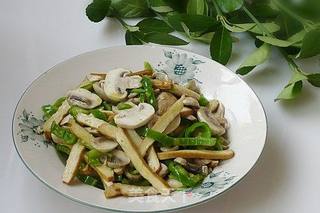 香干炒蘑菇的做法步骤：9