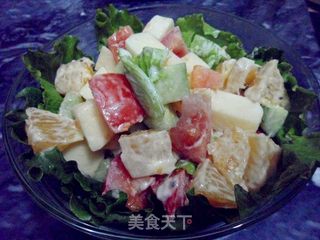 蔬果沙拉的做法步骤:5