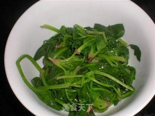菠菜拌粉丝的做法步骤:6