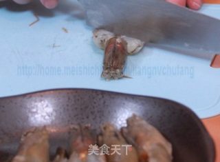 津丝蒸虾的做法步骤：2
