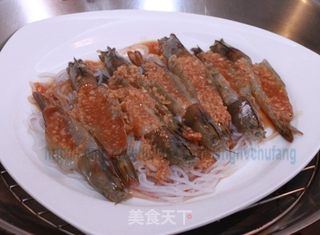 津丝蒸虾的做法步骤：12