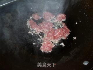 西洋菜肉末炒饭的做法步骤：4