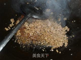 西洋菜肉末炒饭的做法步骤：5