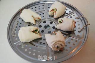 用面粉做出的广东新春意头菜 ——【发财就手卷】的做法步骤:16