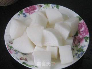 羊排萝卜汤的做法步骤:2