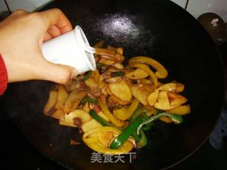 黑椒杏鲍菇的做法步骤:6