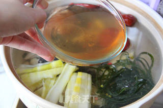 【冬季养生菜】——花菇滋补参鸡汤的做法步骤:9