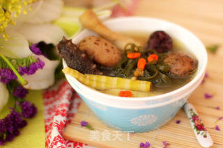 【冬季养生菜】——花菇滋补参鸡汤的做法步骤:11