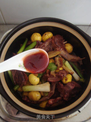 【冬季养生菜】栗子鸽肉煲的做法步骤:8