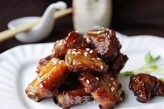糖醋排骨的做法步骤:10