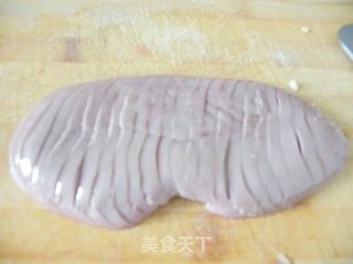 适合孩子的----烧腰花的做法步骤:3