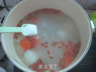 山药枸杞排骨汤的做法步骤:9