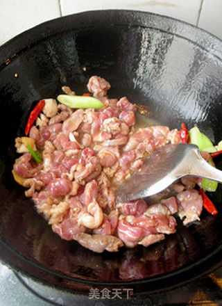 葱爆羊肉的做法步骤:3
