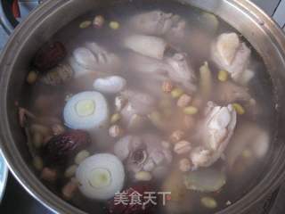 【冬季养生菜】—木瓜杂豆鸡肉煲的做法步骤：7