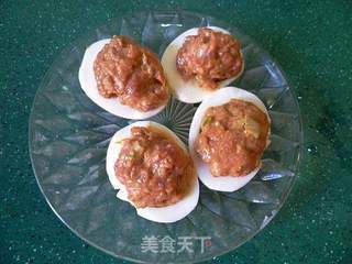 蛋白酿肉丸的做法步骤:2