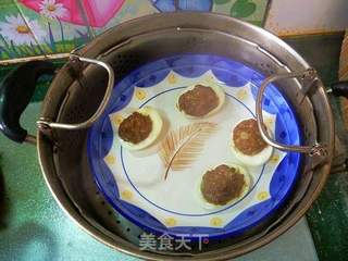 蛋白酿肉丸的做法步骤:4
