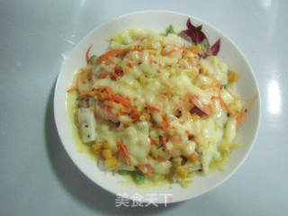 剩饭也可以变得如此奢华---培根焗饭的做法步骤:8