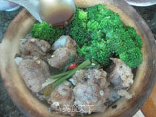 豉香排骨煲仔饭的做法步骤:13