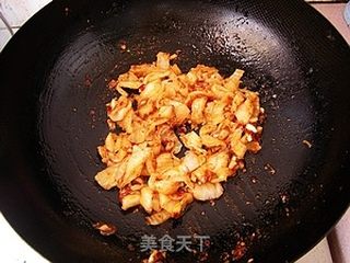 泡菜炒年糕的做法步骤：6