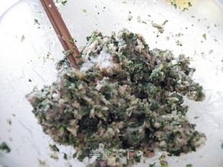 鸡汤荠菜馄饨的做法步骤:8