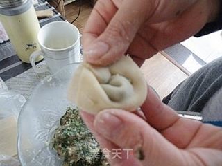鸡汤荠菜馄饨的做法步骤:11