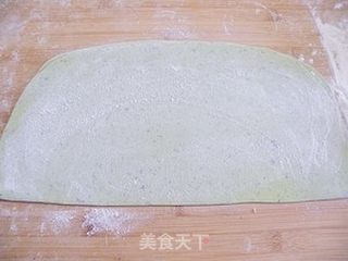 翡翠手擀面的做法步骤:4