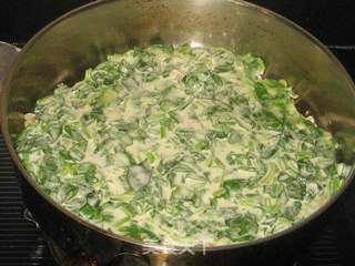 菠菜蛋饼的做法步骤:5