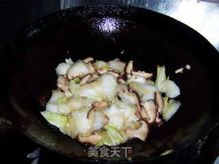 香菇醋溜白菜的做法步骤：7