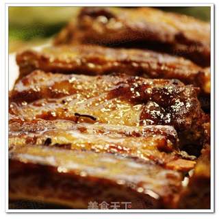 在家里做出不同寻常的排骨-----无油烟熏排骨的做法步骤:9
