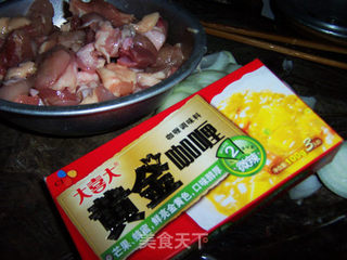 大喜大咖喱鸡肉的做法步骤：1