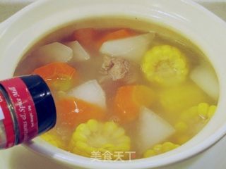 红白萝卜大骨汤的做法步骤:8
