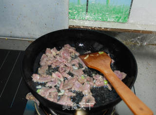 葱爆羊肉的做法步骤:5