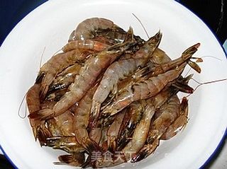 大白菜炖虾的做法步骤：1
