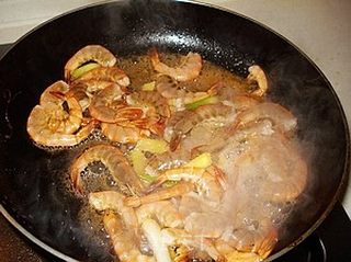大白菜炖虾的做法步骤:7