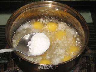 桂花酒酿南瓜汤圆的做法步骤:9