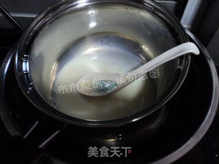 抹茶蜜豆慕斯~的做法步骤:6