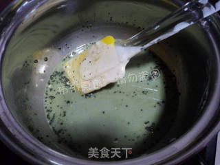 抹茶蜜豆慕斯~的做法步骤:10