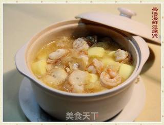 免油烟低碳私家菜“骨汤海鲜豆腐煲”的做法步骤:13