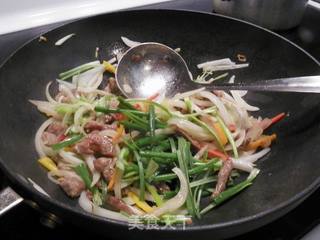 小炒肉丝的做法步骤：4