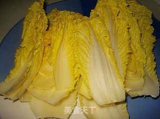 大白菜鸡汤蒸虾的做法步骤:2