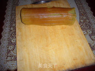 抹茶蓝莓蛋糕卷的做法步骤:19