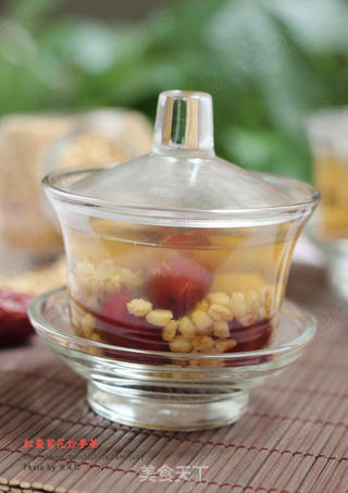 红枣菊花炒麦茶的做法步骤:11