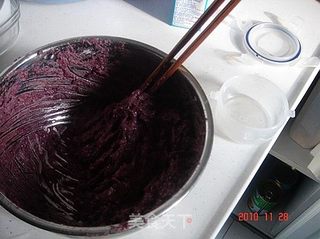 奶酪紫薯饼的做法步骤：1